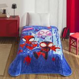 Taç Boutique Lisanslı Spidey Team Tek Kişilik Battaniye - Çok Renkli