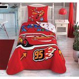 Taç Cars Champion Tek Kişilik Lisanslı Yatak Örtüsü - 100 x 110 cm - Safir
