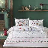 Taç Charm Glowlu Ranforce Çift Kişilik Nevresim Takımı Kırmızı - 200 x 220 cm
