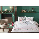 Taç Charm Glowlu Ranforce Standart Pamuk Nevresim Takımı, Kırmızı, Çift Kişilik - 001-Renkli