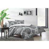 Taç Çift Kişilik Ranforce Nevresim Takımı Sparkle Gri - Renkli - 200 x 220 cm