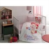 Taç Çilek Kız Shortcake Paint Baby Lisanslı Bebek Nevresim Takımı