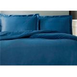 Taç Color Dreams Çift Kişilik Saten Basic Nevresim Takımı Lacivert - 200 x 220 cm