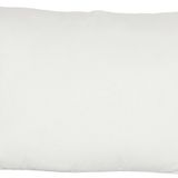 Taç Comfort Düz Dış Kumaş:%100 Pamuk, İç Dolgu: Boncuk Elyaf Yastık, Beyaz, 50x70 cm