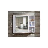 Taç-Dek Bas aç kapaklı Banyo Dolabı Aynalı Üst Modülü.