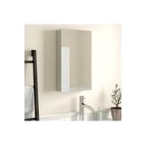 Taç-Dek Tek Kapaklı %100 Suntalan Aynalı Banyo Dolabı Üst Modülü Beyaz Suntalam Üst Modül 60x40