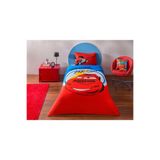 Taç DİSNEY 2025 Tek Kişilik Lisanslı Nevresim Takımı Disney Cars Mcqueen,100 x 200 Kırmızı