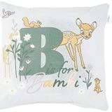 TAÇ Disney Bambi Lisanslı Karakter Baskılı Pamuk Kırlent, Çok Renkli, 40x40 cm