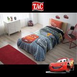 Taç Disney Cars 3 Tek Kişilik Yatak Örtüsü