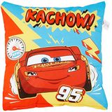 Taç Disney Cars Fast Lisanslı Karakter Baskılı%100 Pamuk Kırlent, Çok Renkli, 45x45 cm