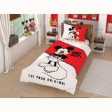 Taç Disney Mickey Çek Canlandır Desenli Tek Kişilik Nevresim Takımı