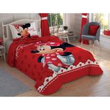 Taç Disney Minnie Lovely Lisanslı Tek Kişilik Yatak Örtüsü