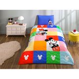 TAÇ Disney Minnie & Mickey Standart Pamuk Nevresim Takımı, Çok Renkli, Tek Kişilik