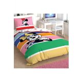 Taç Disney Minnie Mouse Rainbow Pamuk Nevresim Takımı