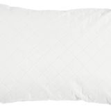 Taç Eco Care Sıvı Geçirmez Kapitoneli%100 Polyester Yastık Alezi, Beyaz, 50x70 cm