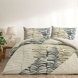 Taç Ella Ranforce Çift Kişilik Lastiksiz Nevresim Takım - 200 x 220 cm - Beyaz