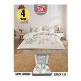 Taç Elowen Yesil Ranforce Çift Kişilik Nevresim Takımı 200x220 cm