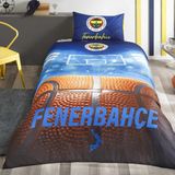 Taç Fenerbahçe Basketbol Lisanslı Tek Kişilik Nevresim Takımı - Lacivert - 100 x 200 cm