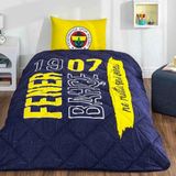 Taç Fenerbahçe Lisanslı Ranforce Uyku Seti/Yorgan Seti Vakumlu Silikon Yastık Hediyelidir