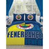 Taç Fenerbahçe Parça Logolu Lisasnlı Nevresim Takımı - 160 x 220 cm - Sarı