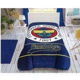 Taç Fenerbahçe Striped Lisanslı Yeni Sezon Tek Kişilik Battaniye