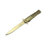 Tac-Force 1111A T-Lite Gold Kamp / Çakısı 23Cm- Yarı Otomatik, Metal Sap, Kemerlikli