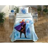 Taç Frozen 2 Sisters Lisanslı Tek Kişilik Pike Takımı
