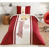 Taç Galatasaray 1905 Glow Tek Kişilik 120X200 Lastikli Çarşaflı Nevresim Takımı - 160 x 220 cm - Renkli