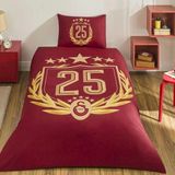 Taç Galatasaray 25. Şampiyonluk Tek Kişilik Lisanslı Nevresim Takımı - Renkli