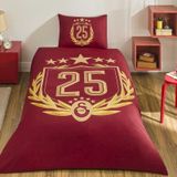 Taç Galatasaray 25. Şampiyonluk Tek Kişilik Nevresim Takımı Lisanslı Kırmızı