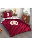 Taç Galatasaray Logo Tk Nevresim Takımı Lisanslı - 160 x 220 cm - Kırmızı