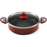 Taç Granit 32 cm Basık Tencere