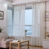 Taç Grek Zemin Ekstraforlu Düz Dikiş Kırık Beyaz 400x190 cm Tül Perde