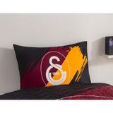Taç Gs Galatasaray Cimbom Desenli % 100 Pamuk Kumaş 1 Adet Yastık Kılıfı 50X70 cm