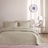 Taç Harlow Tek Kişilik Yatak Örtüsü Takımı Taş - 180 x 250 cm