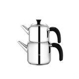Taç Hera 1.65 lt Black Bakalit Saplı Çaydanlık Takımı