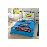 Taç Hot Wheels Speed Lisanslı Nevresim Takımı Lastikli 160 Cm X 220 Cm