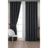 Taç Issa Blackout Karartma Termal Gri Fon Perde Tek Kanat - 150 x 250 cm