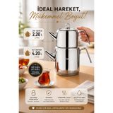 Taç Jumbo Çaydanlık Takımı Platin