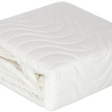 TAÇ Kapitoneli Düz 150 g/m2 Vatka Elyaf Alez, Beyaz, Çift Kişilik
