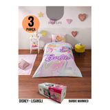 TAÇ KRİSTAL barbie Mermaid Disney Tek kişili Nevresim Takımı