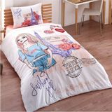 Taç Kristal Tek Kişilik Uyku Seti Fashion - Beyaz