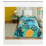 Taç Kristal Yeni Sezon Lisanslı Disney Lilo-Stitch Sunset Battaniye - 160 x 220 cm - Yeşil