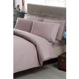 Taç Lila Premium Basic King Size Pamuk Saten Nevresim Takımı