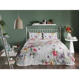 Taç Lila Tek Kişilik Pike Takımı Blanche Tk V01- 50030