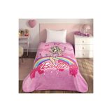 Taç Lisanslı Barbie Sun Tek Kişilik Battaniye