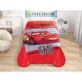 Taç Lisanslı Battaniye Cars Lightning Tek Kişilik - 160 x 220 cm - Renkli