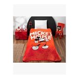 Taç Lisanslı Battaniye Mickey Mouse Classic Red Tek Kişilik Çok Renkli