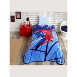 Taç Lisanslı Battaniye Spiderman Original Tek Kişilik - 160 x 220 cm - Mavi