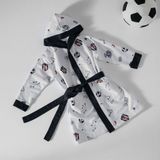 Taç Lisanslı Beşiktaş 4-6 Yaş Baskılı Bebek Bornoz